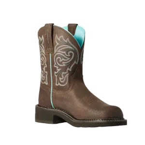 Ariat Ladies Fatbaby Heritage Mazy Java Brown Western Boots 10038377