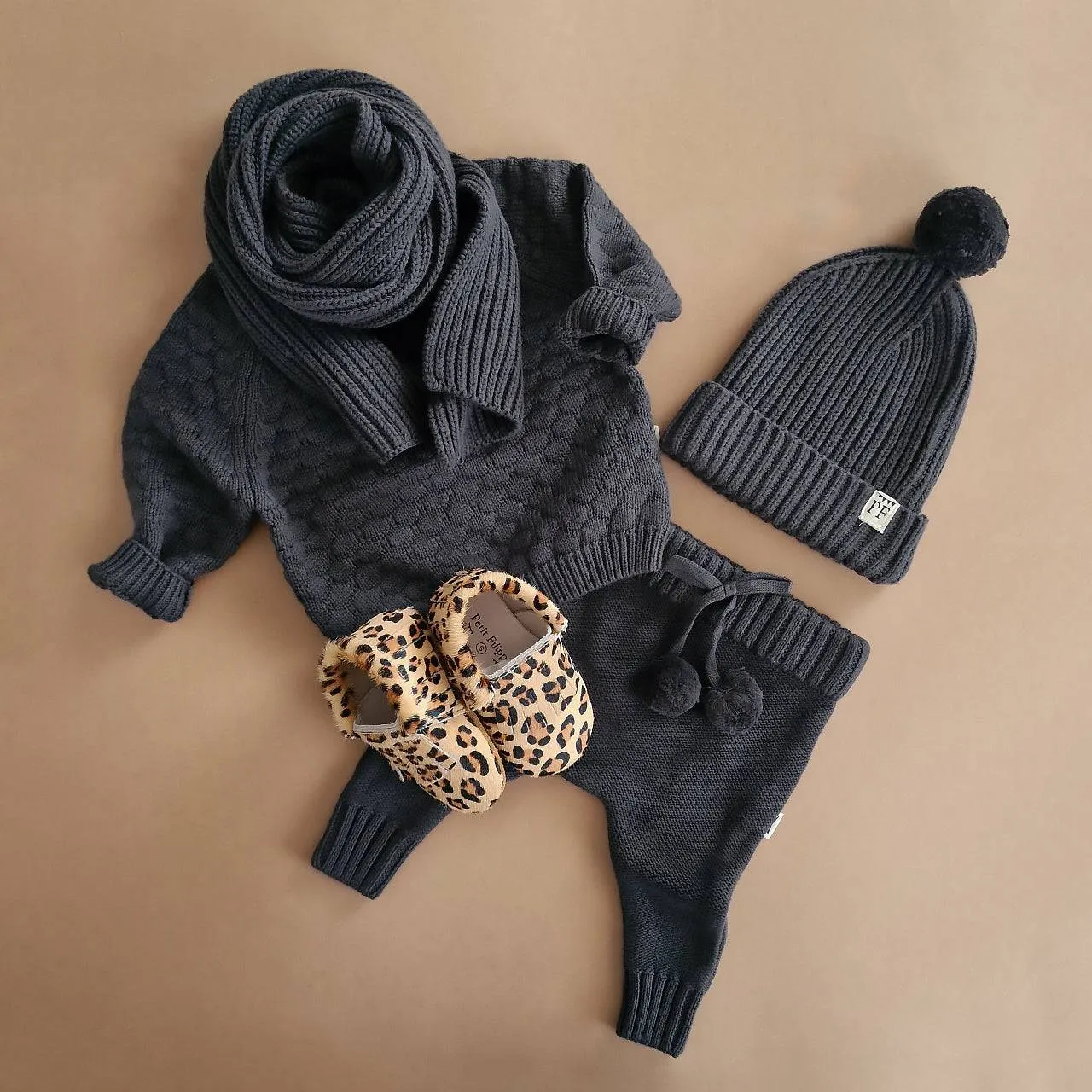 Baby - Pony Hair Moccasins - Leopard is a neutral