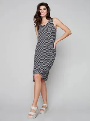 BOTTOM KNOT STRIPE DRESS