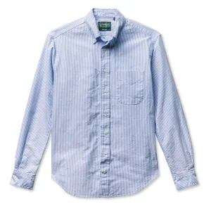 Button Down Shirt - Blue Stripe Oxford