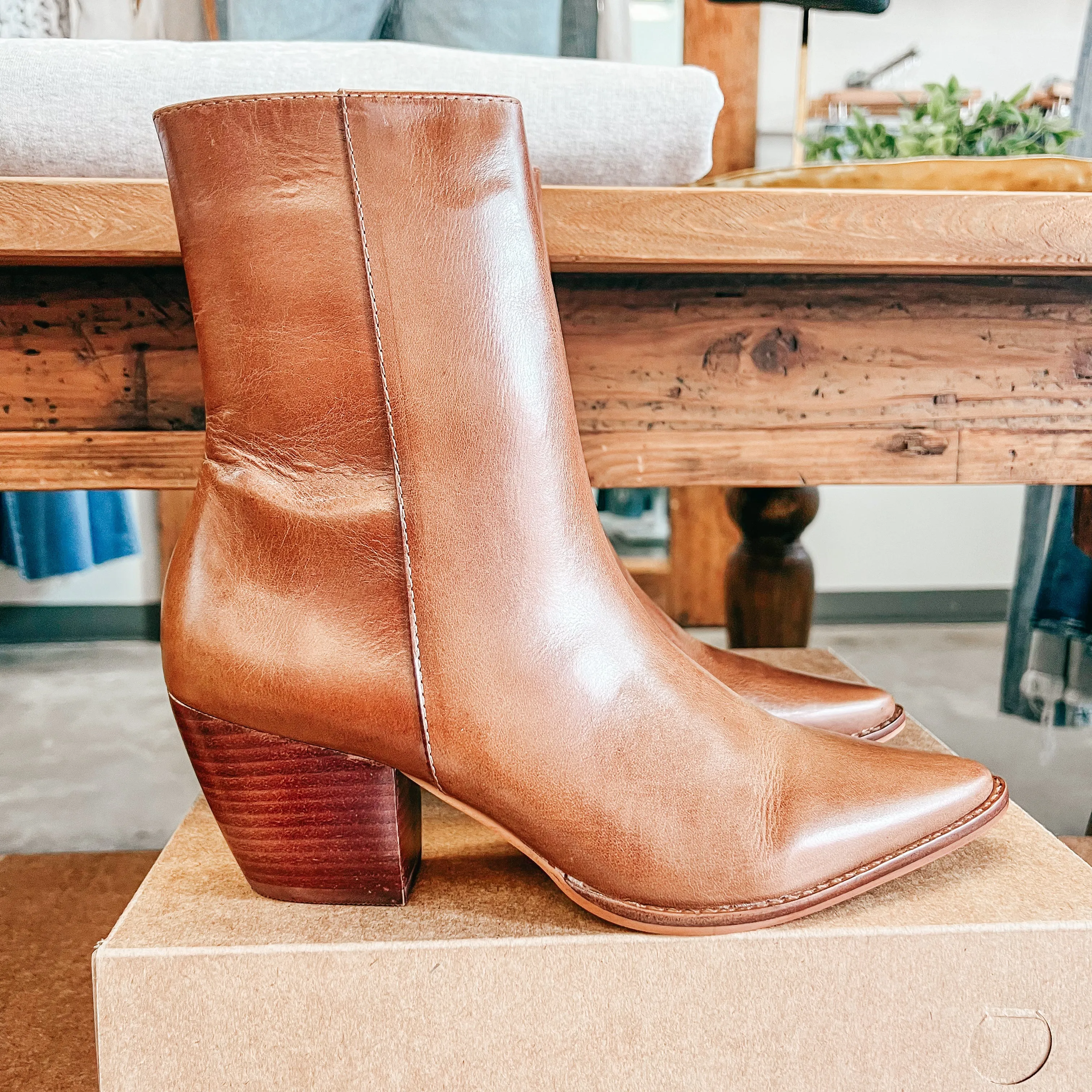 Caty Suede Ankle Boots