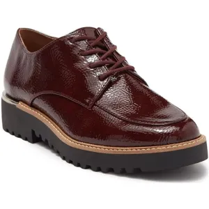Charles Burgundy Patent Franco Sarto Oxfords