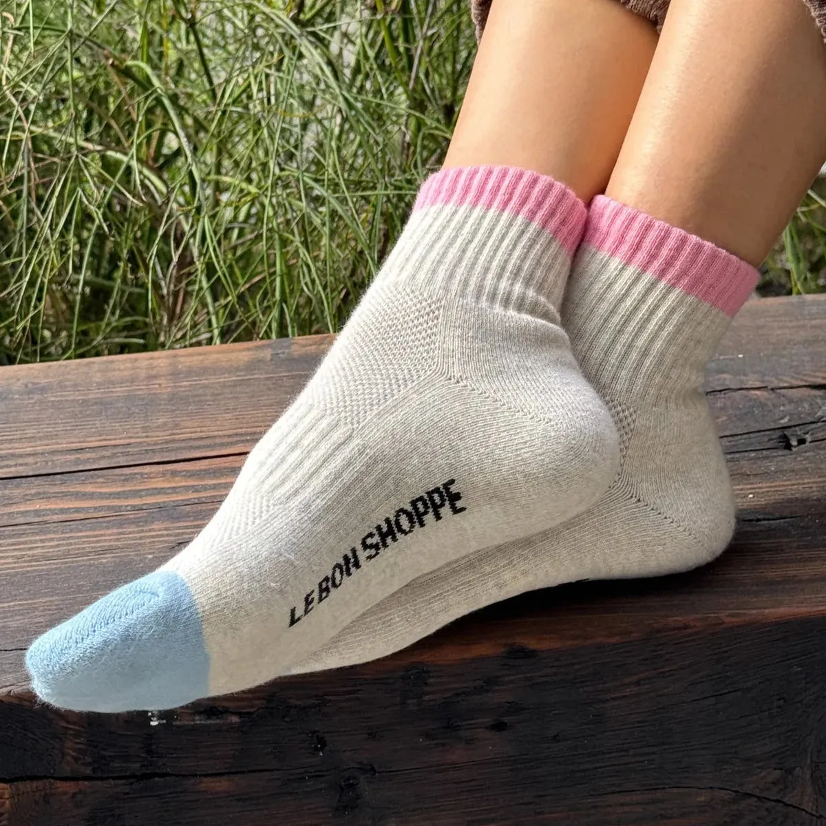 Colour Block Girlfriend Socks