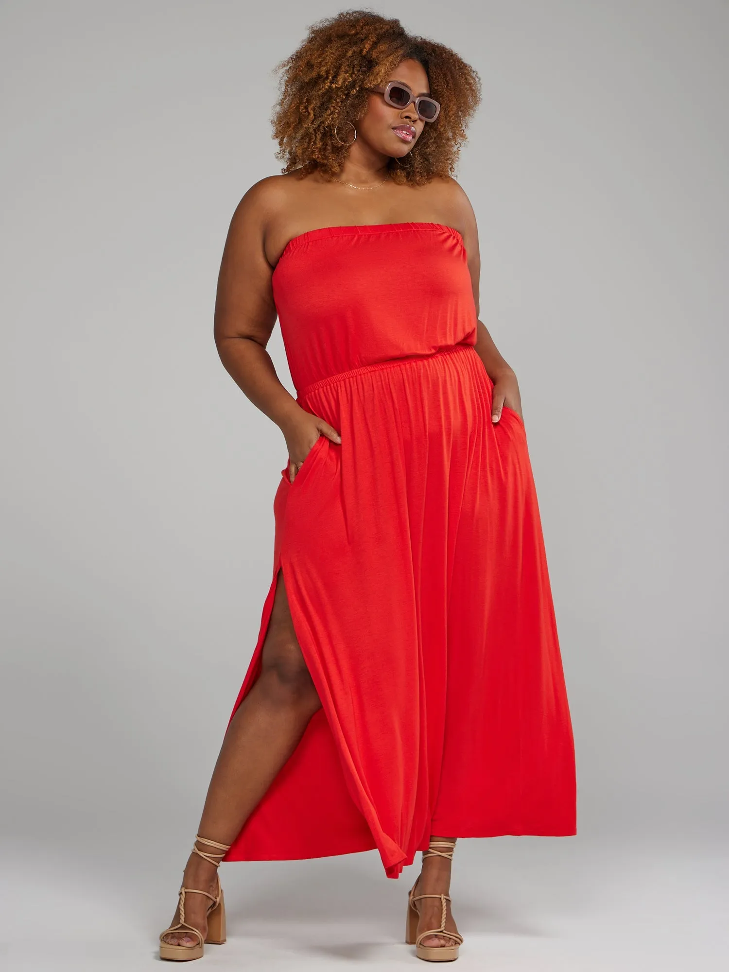 Fashion To Figure - The Perfect Strapless Maxi Dress