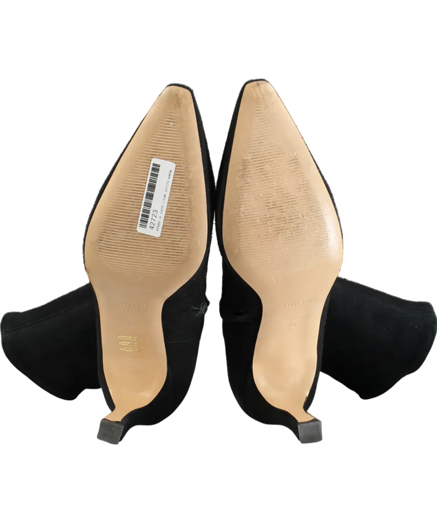 Flattered Carolina Black Suede Ankle Boots UK 7 EU 40 
