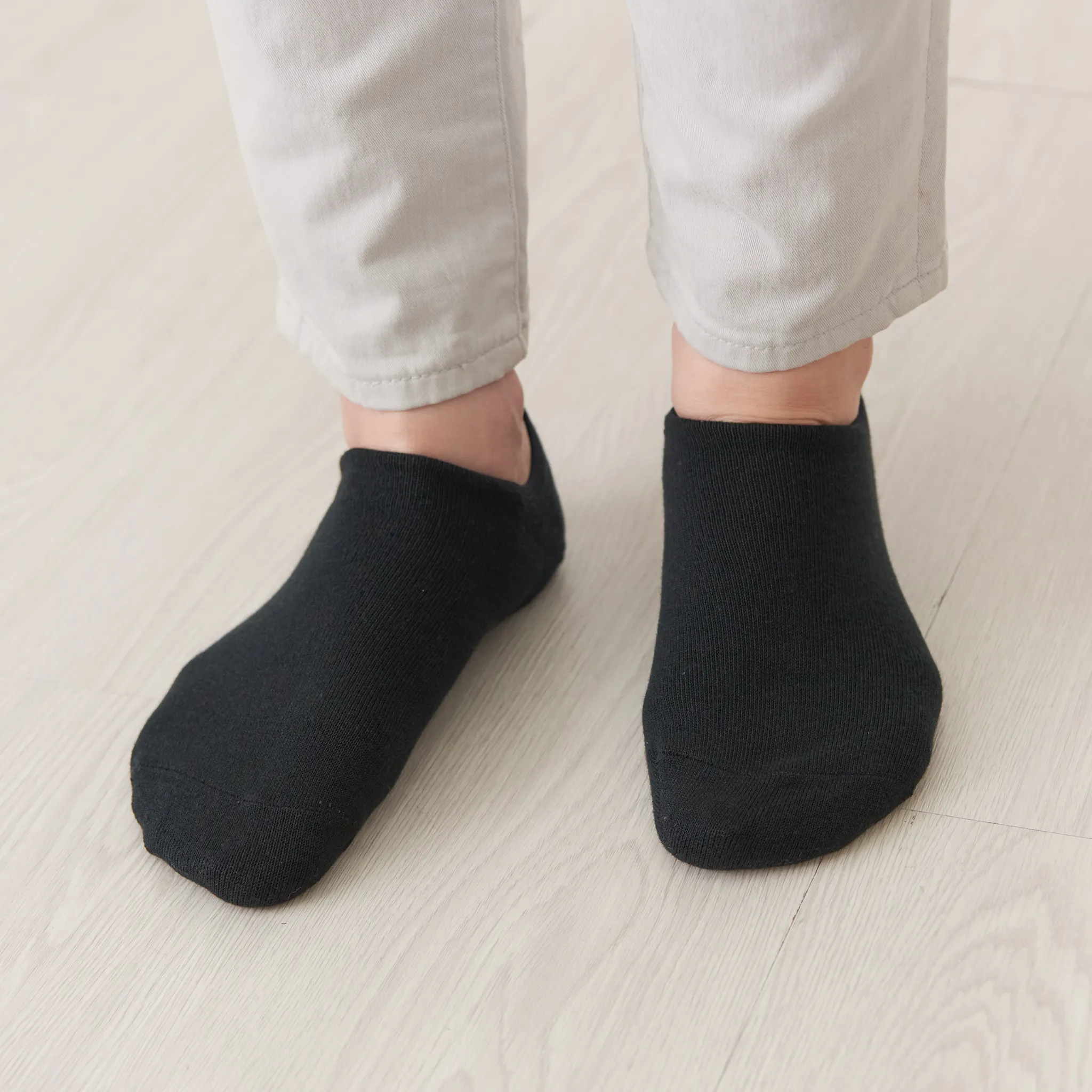Heel-Smoothing Socks - Double-layer wool-blend sneaker length - 645