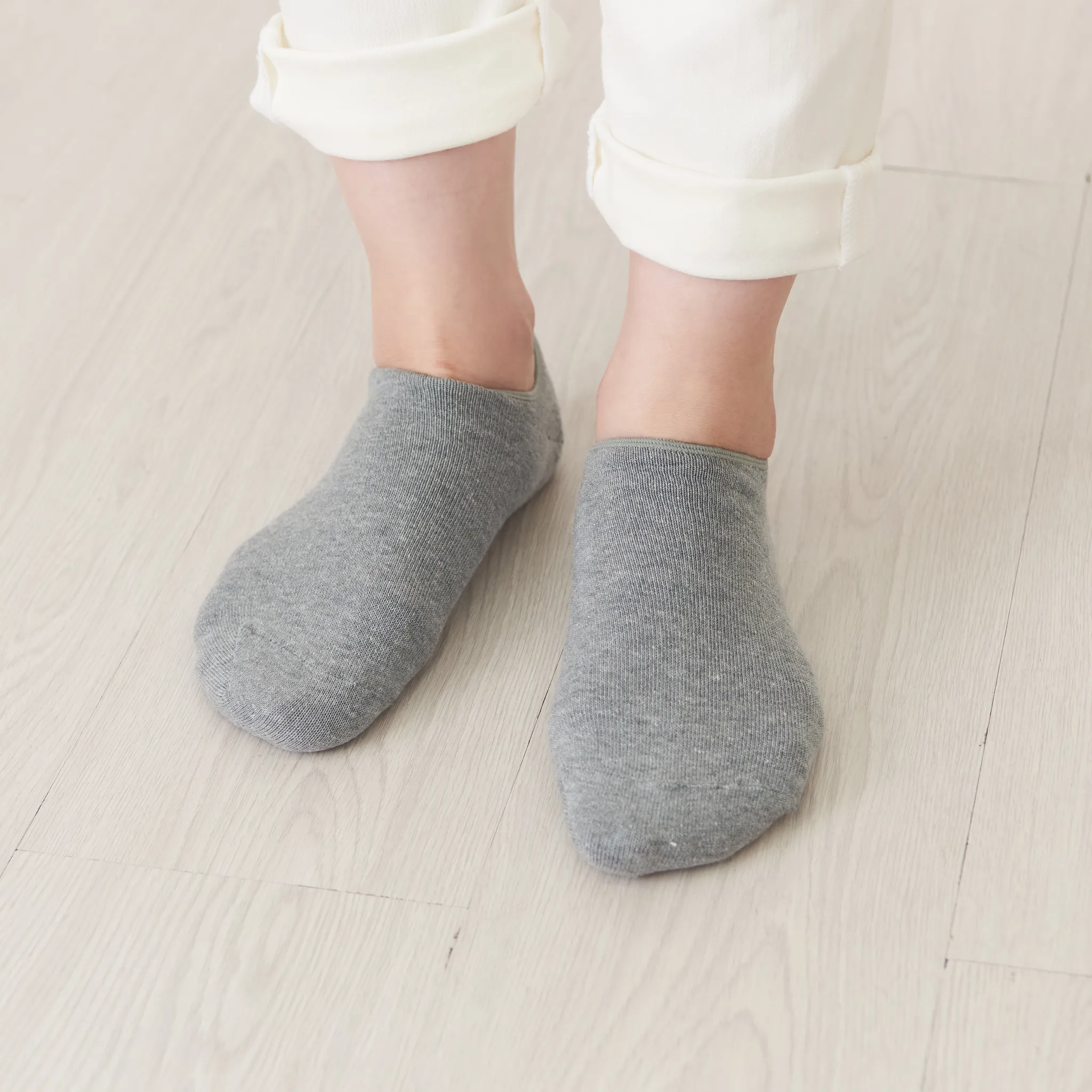 Heel-Smoothing Socks - Double-layer wool-blend sneaker length - 645