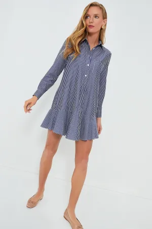 Indigo Stripe Callahan Shirt Dress