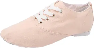 Jazz Shoes for Girls Boys Canvas Unisex Slip-On Dance Shoes (Toddler/Little Kid/Big Kid) Soft Soled Boys Shoes