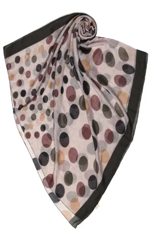 JC18083 Polkadot Printed Oblong Scarf