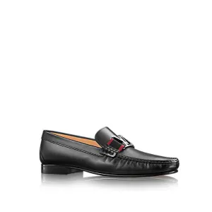 Louis Vuitton Montaigne Loafer Black Leather