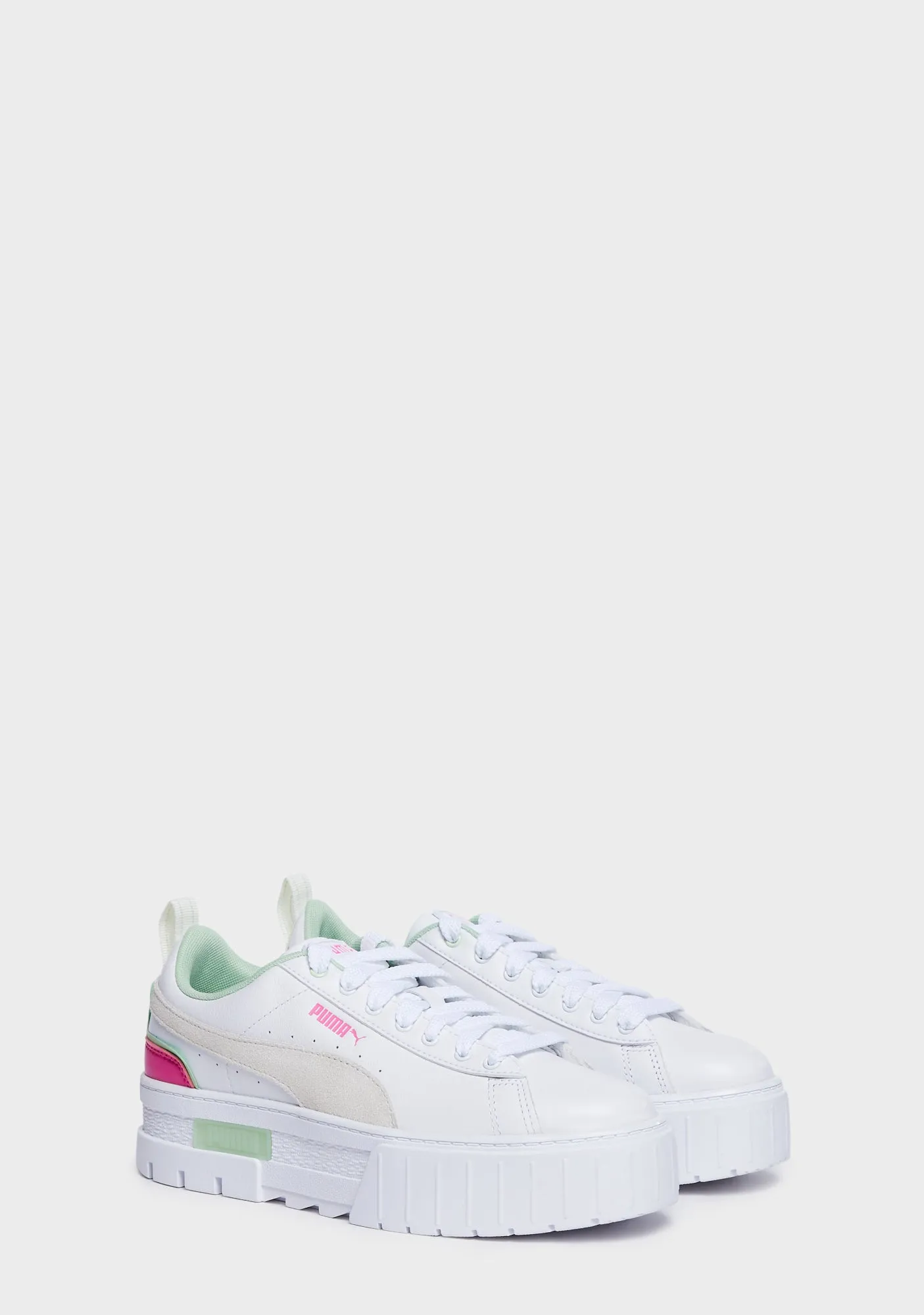 Mayze Brighter Days Platform Sneakers - White/Warm White/Ravish