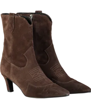 Mint Velvet Brown Suede Ankle Boots UK 7 EU 40 