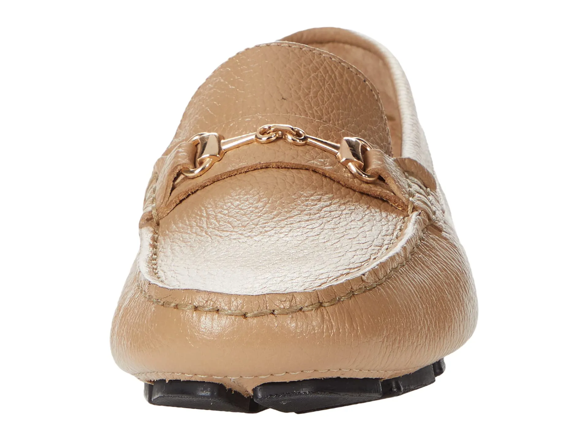 Moccasins Massimo Matteo, Pebbled Leather Bit Driver
