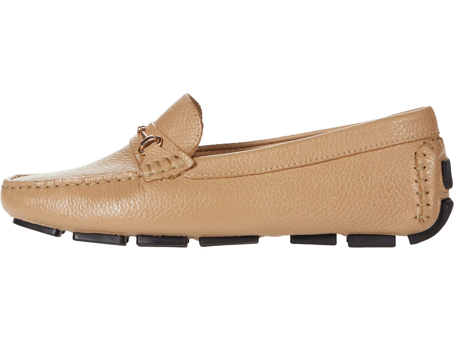 Moccasins Massimo Matteo, Pebbled Leather Bit Driver