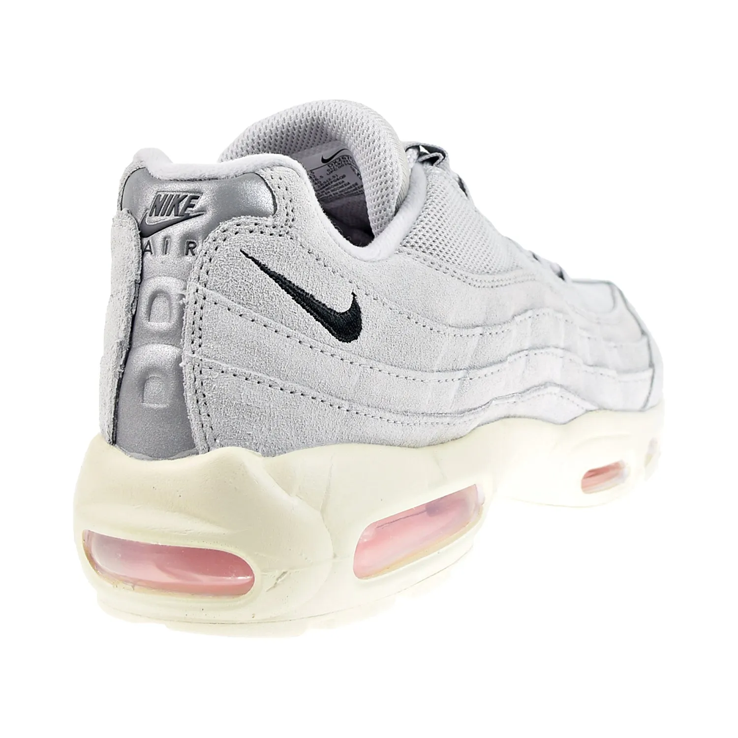 Nike Air Max 95 Men's Shoes Grey Fog-Pink Foam