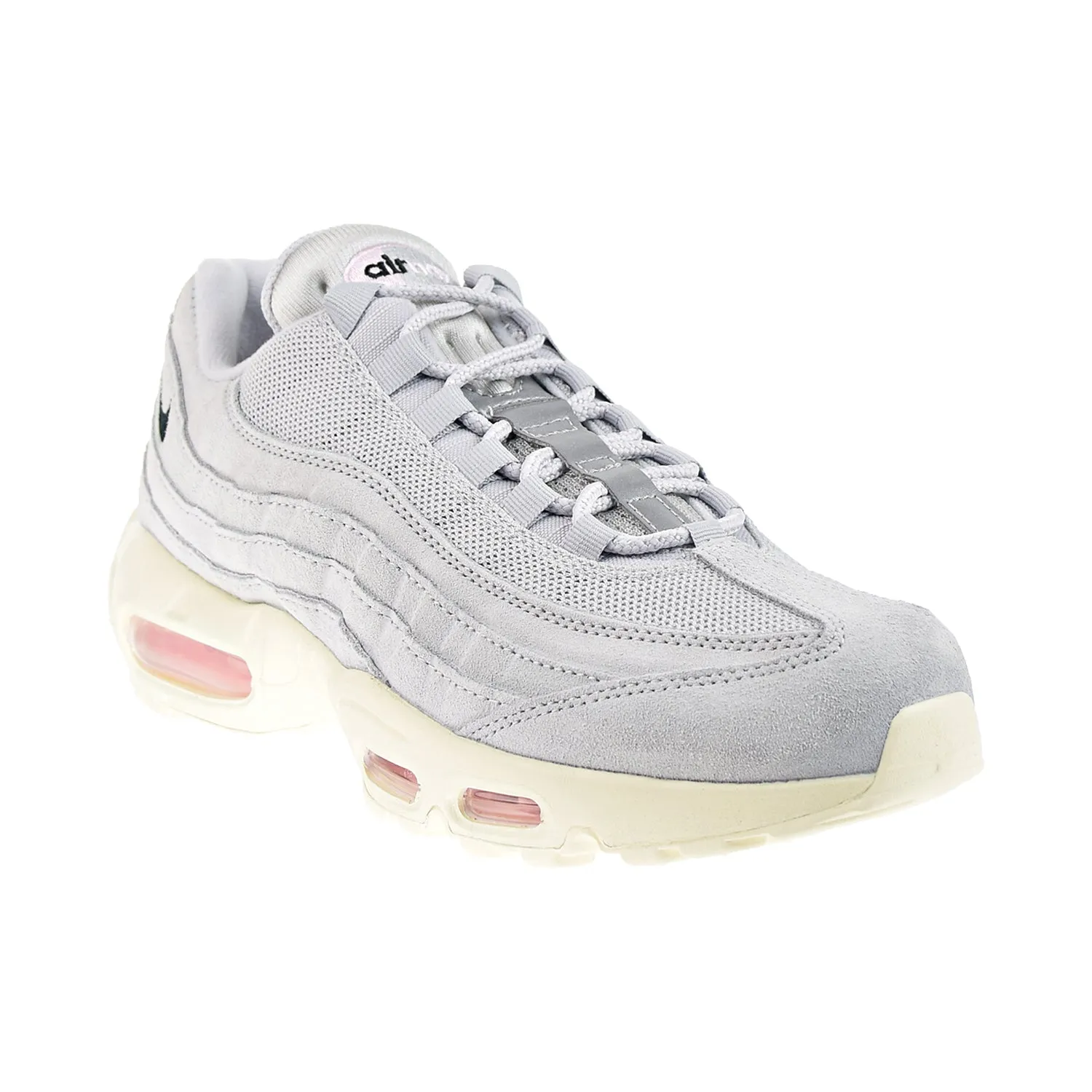 Nike Air Max 95 Men's Shoes Grey Fog-Pink Foam
