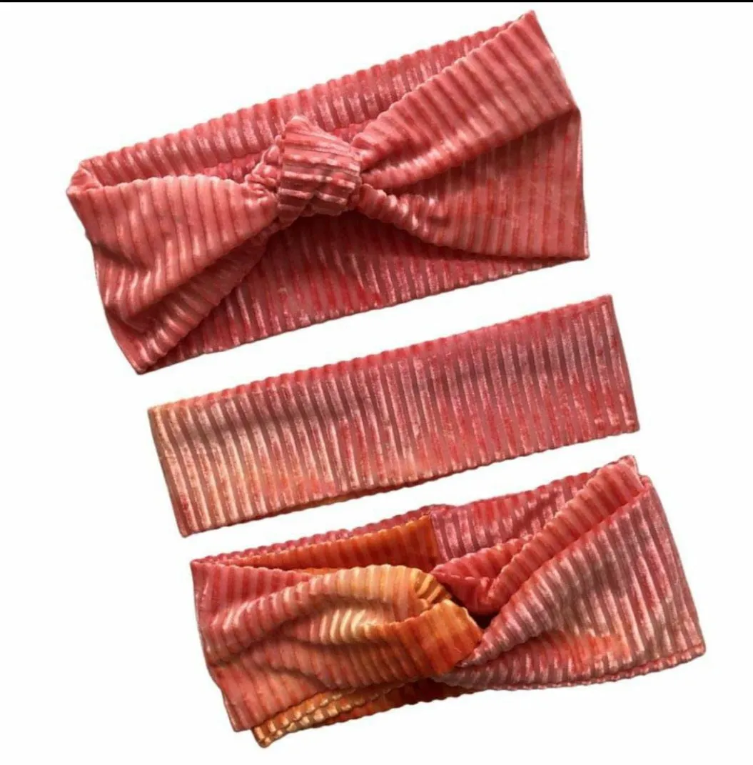Ombre Tie Dye Flat Velvet Headband by Valeri