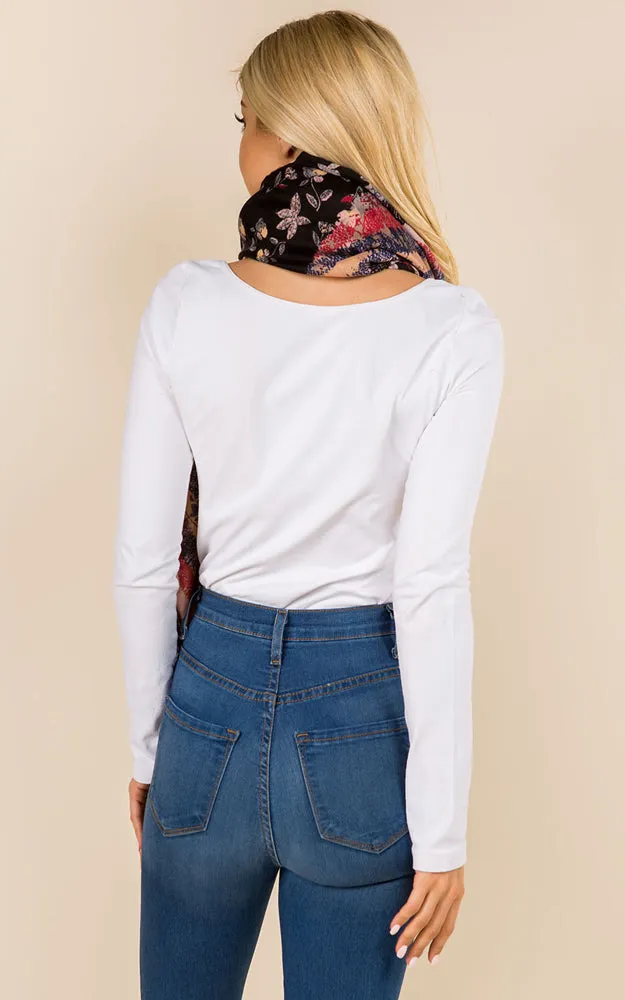 OP8572 Multi Printed Oblong Scarf