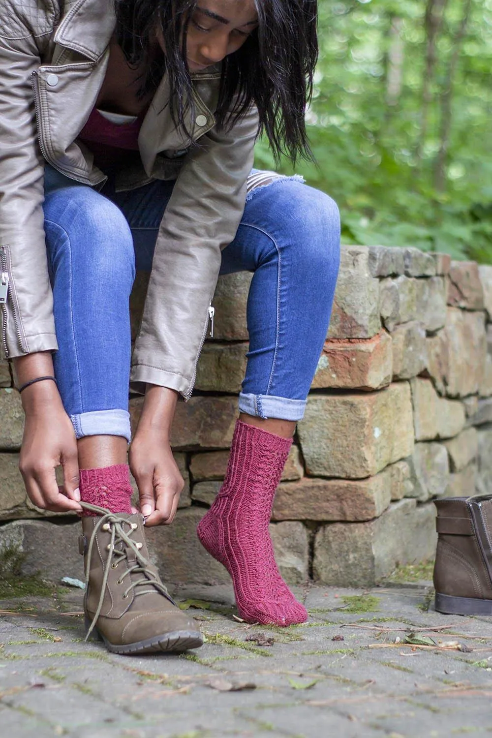 Red Cypress Socks