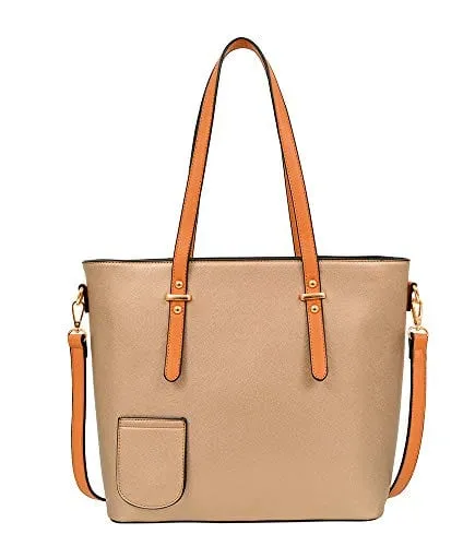 The Joy Collection Loving Liquid Line Wine Purse with Hidden Spout - Holds 1.5 ltrs. - Wine Tote (Black/Bronze)