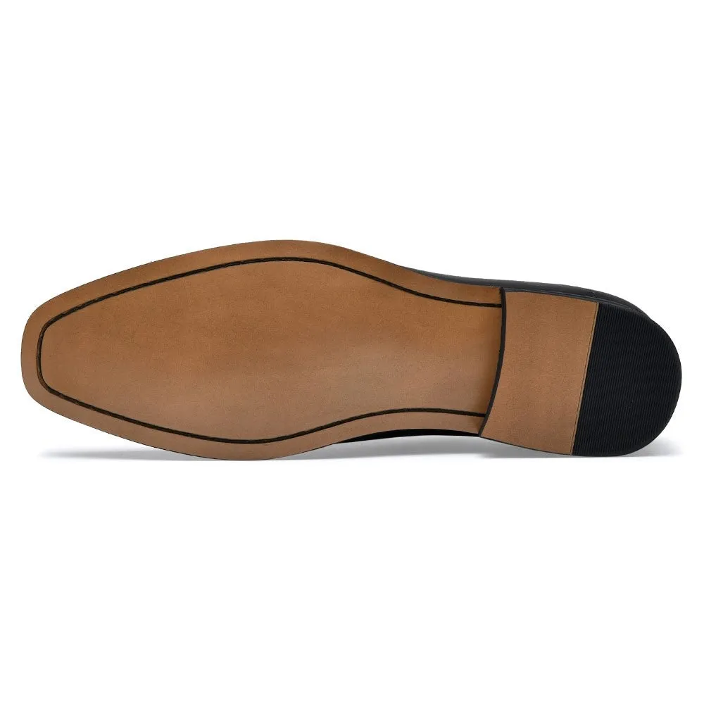 This item only ships to Europe - 7CM/2.76 Inches CMR CHAMARIPA Dress Elevator Shoes For Men Extra Heightening Shoes Men Black Leather Oxfords