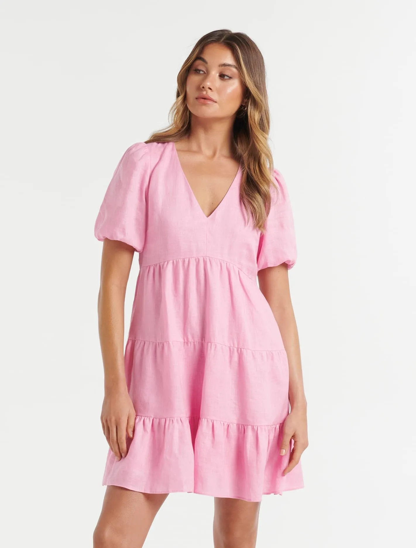 Tuscany Linen Mini Dress