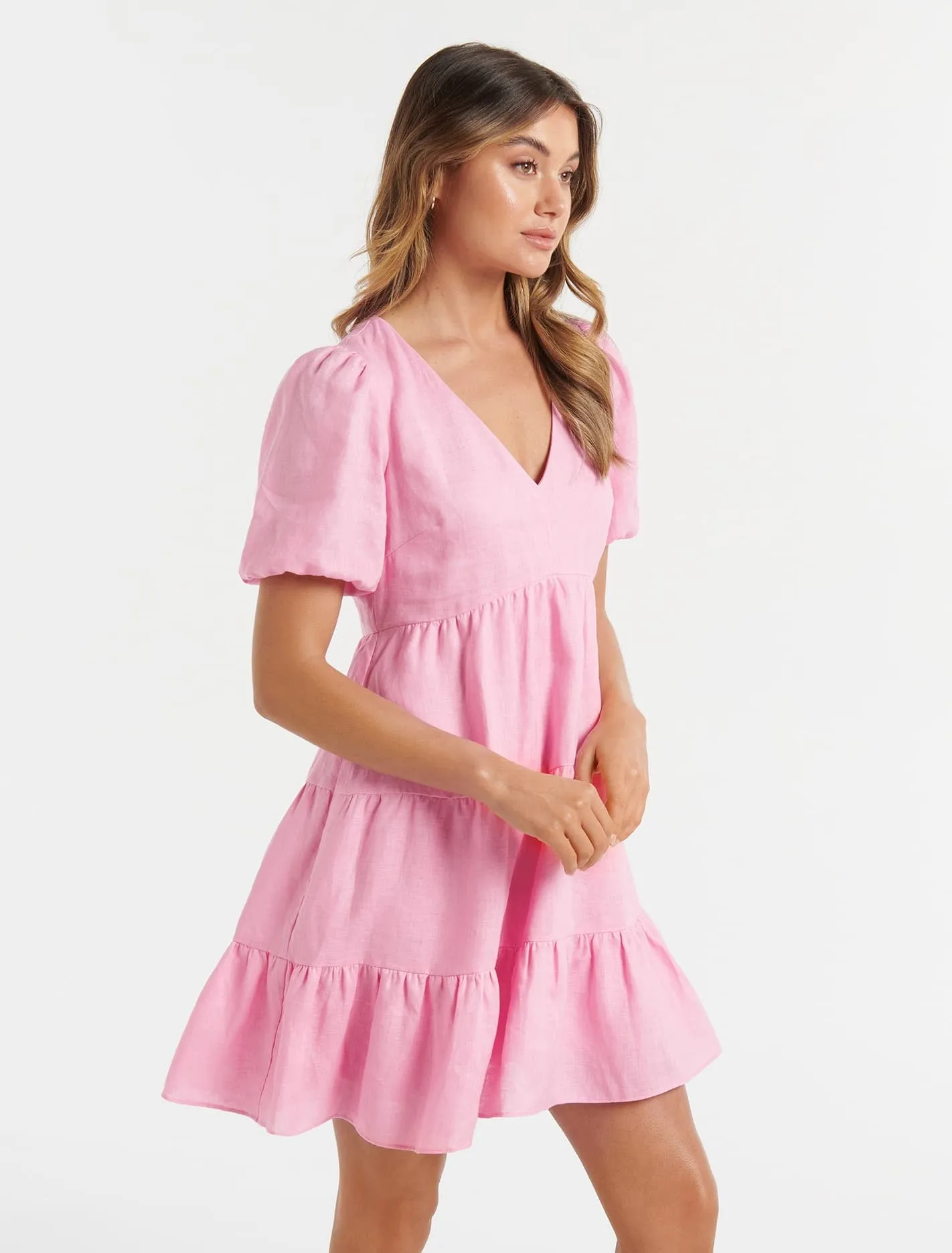 Tuscany Linen Mini Dress