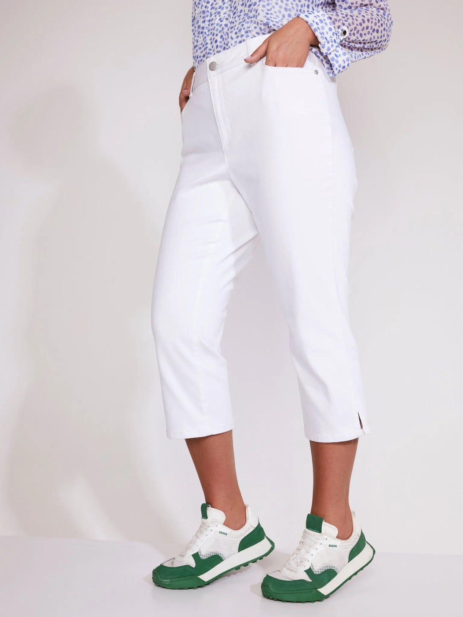 Westport Signature Capri Pants with Side Slit - Plus